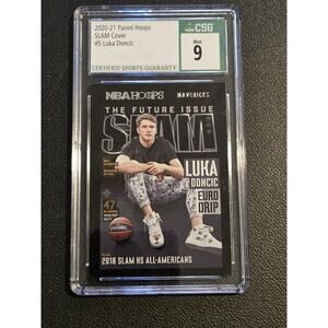 2020-21 Hoops #5 Luka Doncic Slam CSG 9